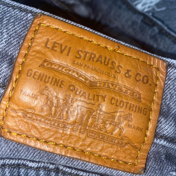 Levi's 517 Cotton Blend 26x26  Gray Slim Boot Cut Jeans - Picture 5 of 6